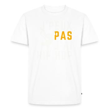 J peux pas j ai Hip Hop - T-shirt Premium bio Homme - blanc - Devant - Nico (187cm)