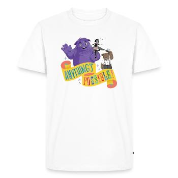 IF: Anything's Possible - Men's Premium Organic T-Shirt - white - Front - Nico (187cm)