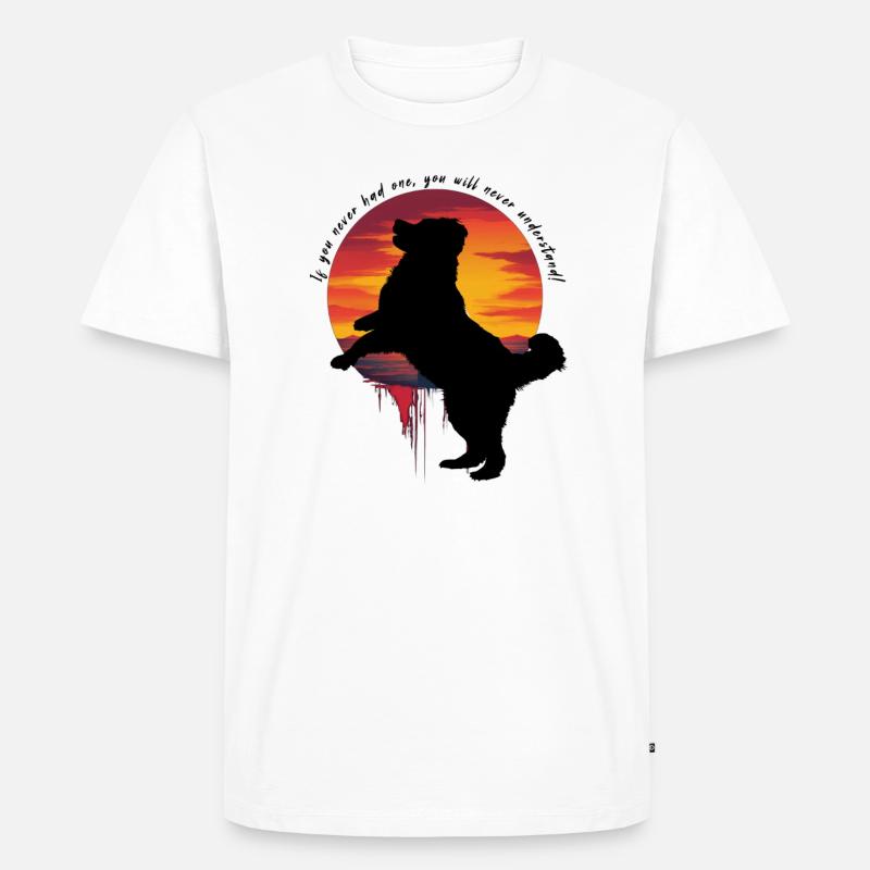 Berner Sennenhund - Männer Premium Bio T-Shirt - Weiß