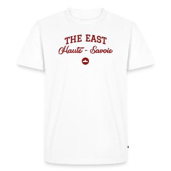 THE EAST Haute Savoie Montagnes - T-shirt Premium bio Homme - blanc - Devant - Nico (187cm)
