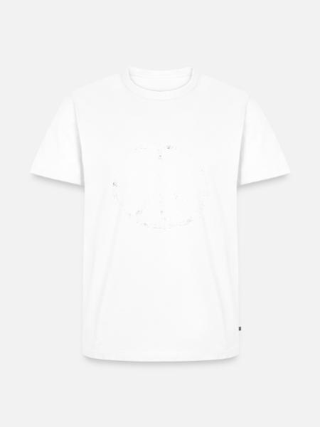 Kommt, wir ziehen in den Frieden - Männer Premium Bio T-Shirt - Weiß
