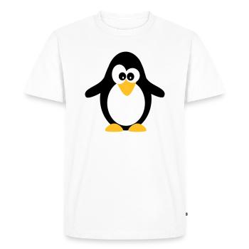 Pingouin - T-shirt Premium bio Homme - blanc - Devant - Nico (187cm)