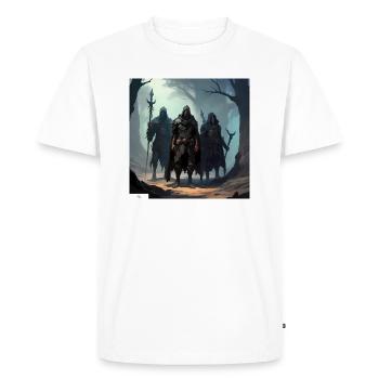 Amis de la fantasy ancienne - T-shirt Premium bio Homme - blanc - Devant - Nico (187cm)