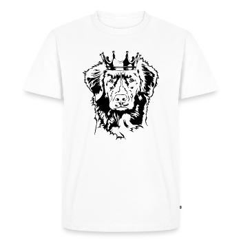 Retriever à péage de canard de la Nouvelle-Écosse Krone Wilsigns - T-shirt Premium bio Homme - blanc - Devant - Nico (187cm)