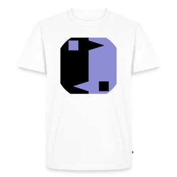 La propreté. Limites personnelles - T-shirt Premium bio Homme - blanc - Devant - Nico (187cm)