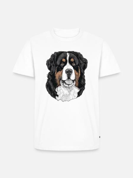 Bouvier bernois - T-shirt Premium bio Homme - blanc