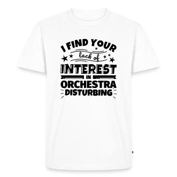 Orchestra funny gift - Men's Premium Organic T-Shirt - white - Front - Nico (187cm)