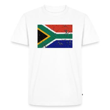 Afrique du Sud - T-shirt Premium bio Homme - blanc - Devant - Nico (187cm)