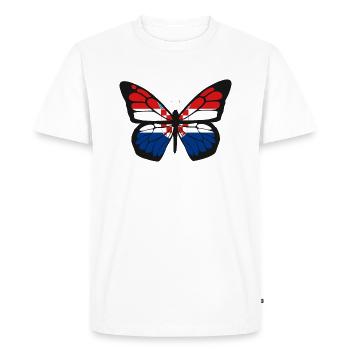 Drapeau de la Croatie Adriatique Zagreb Drapeau croate - T-shirt Premium bio Homme - blanc - Devant - Nico (187cm)