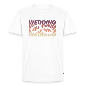 marriage - Men's Premium Organic T-Shirt - white - Front - Nico (187cm)