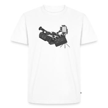 Film - Men's Premium Organic T-Shirt - white - Front - Nico (187cm)