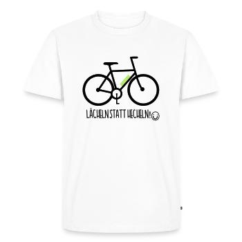 E-Bike Pedelec Funny Gift Bike eMTB Bike - Men's Premium Organic T-Shirt - white - Front - Nico (187cm)