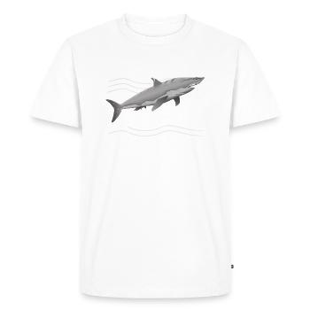 Signe du zodiaque du Verseau - T-shirt Premium bio Homme - blanc - Devant - Nico (187cm)