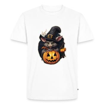 Halloween - Men's Premium Organic T-Shirt - white - Front - Nico (187cm)