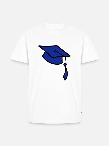 Diplom - Männer Premium Bio T-Shirt - Weiß