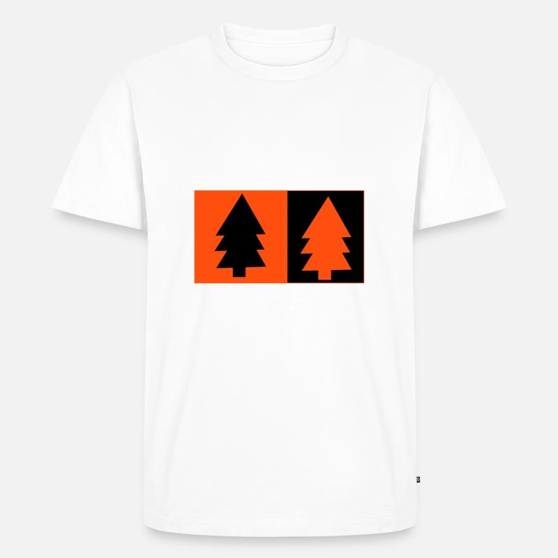 Glückskind - Männer Premium Bio T-Shirt - Weiß