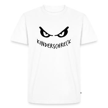 enfants effrayés - T-shirt Premium bio Homme - blanc - Devant - Nico (187cm)