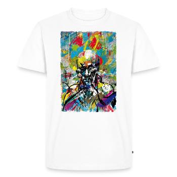 Art - T-shirt Premium bio Homme - blanc - Devant - Nico (187cm)
