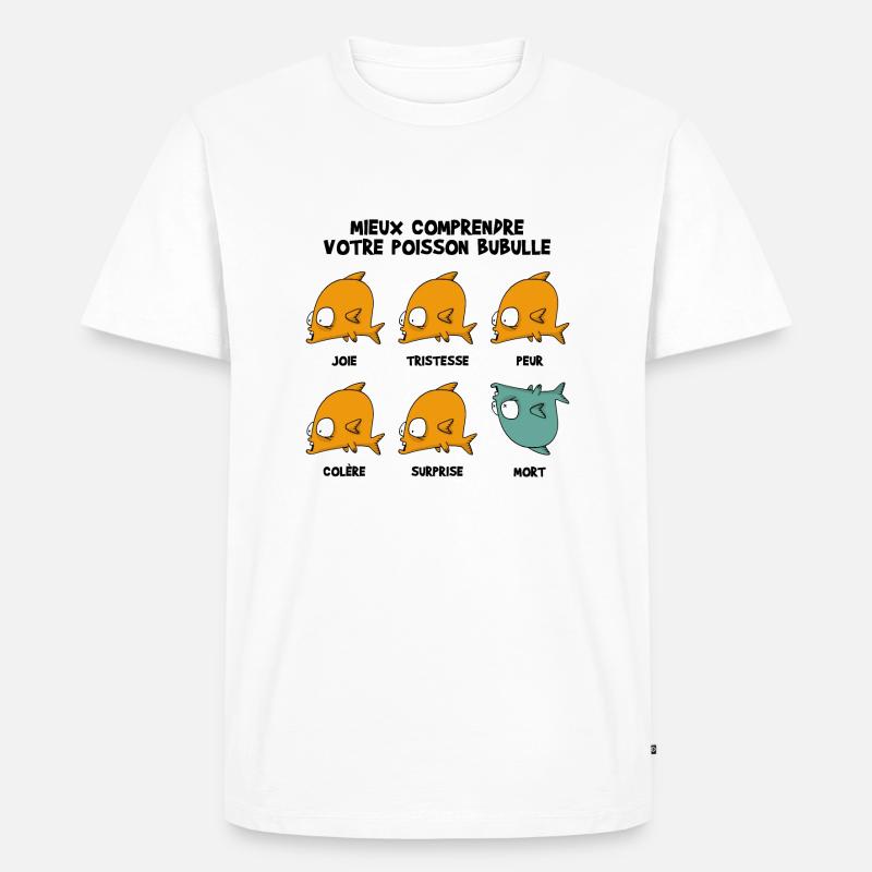 Mieux_comprendre_bubulle - Männer Premium Bio T-Shirt - Weiß