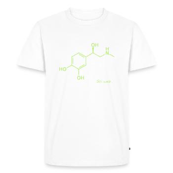 Adrénaline - T-shirt Premium bio Homme - blanc - Devant - Nico (187cm)