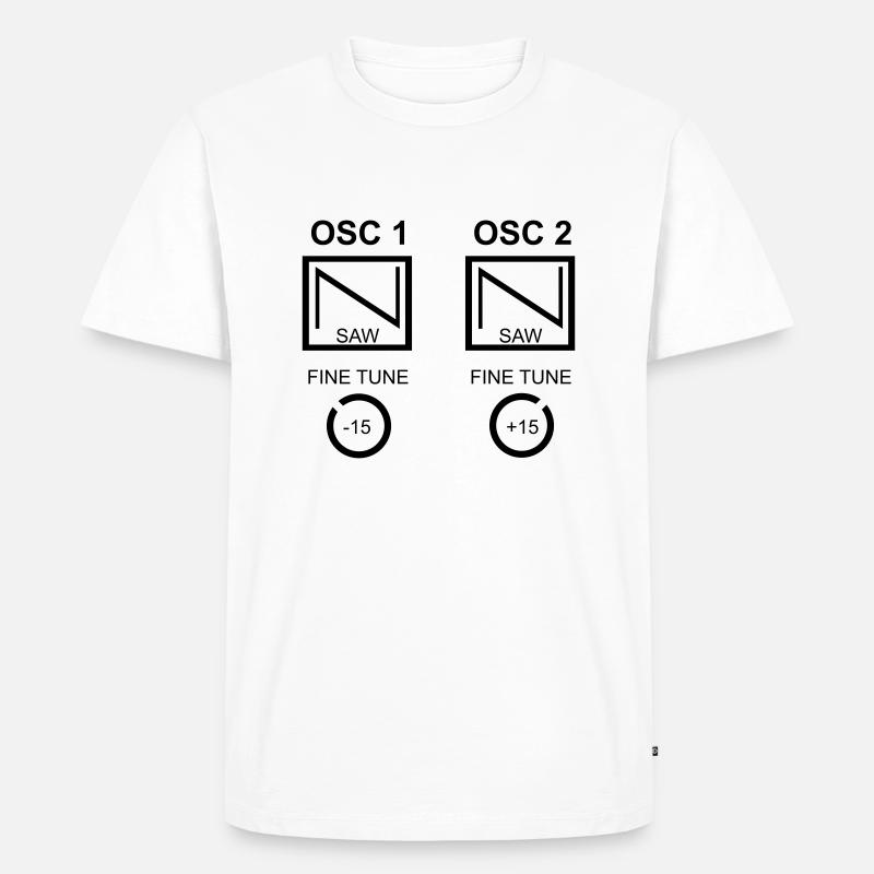 reese - Männer Premium Bio T-Shirt - Weiß