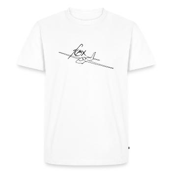 MDM Fox - T-shirt Premium bio Homme - blanc - Devant - Nico (187cm)