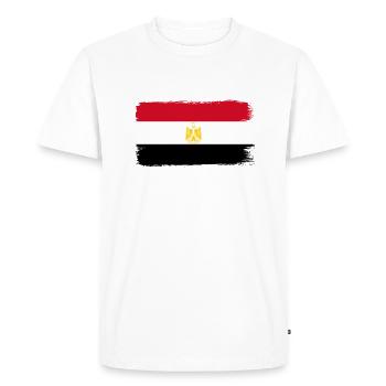 Egypte Drapeau Hurghada Afrique Drapeau égyptien - T-shirt Premium bio Homme - blanc - Devant - Nico (187cm)