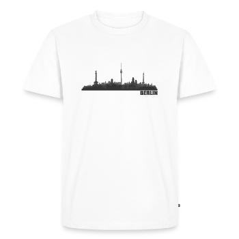 Berlin - T-shirt Premium bio Homme - blanc - Devant - Nico (187cm)