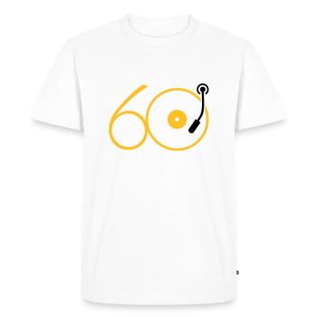 Musique des années 60 - T-shirt Premium bio Homme - blanc - Devant - Nico (187cm)