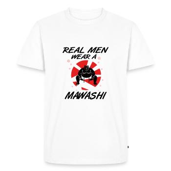 sumo - T-shirt Premium bio Homme - blanc - Devant - Nico (187cm)