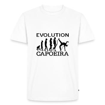 Capoeira - Men's Premium Organic T-Shirt - white - Front - Nico (187cm)