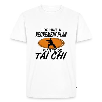 Tai Chi - T-shirt Premium bio Homme - blanc - Devant - Nico (187cm)