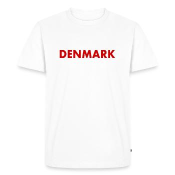 Denmark - Men's Premium Organic T-Shirt - white - Front - Nico (187cm)