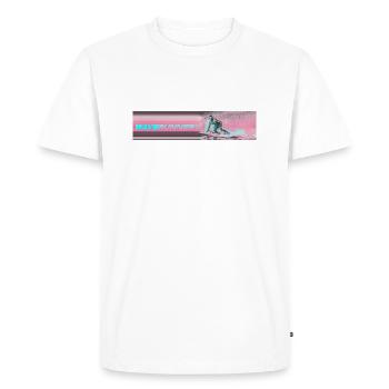 WAVERUNNER - Chemise de surfeur - T-shirt Premium bio Homme - blanc - Devant - Nico (187cm)