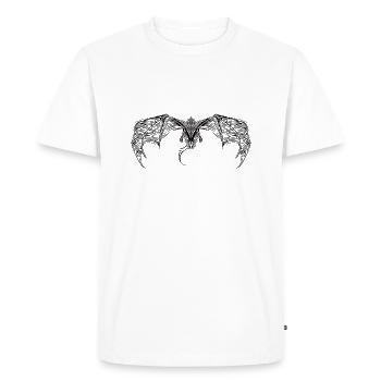Flying dragon - Men's Premium Organic T-Shirt - white - Front - Nico (187cm)