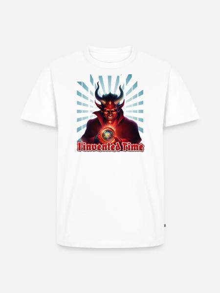 I invented Time - Männer Premium Bio T-Shirt - Weiß