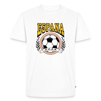 Euro 2024 Shirts Spain Football Football Soccer - Men's Premium Organic T-Shirt - white - Front - Nico (187cm)