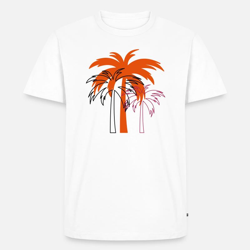 conception de palmier 02 - T-shirt Premium bio Homme - undefined