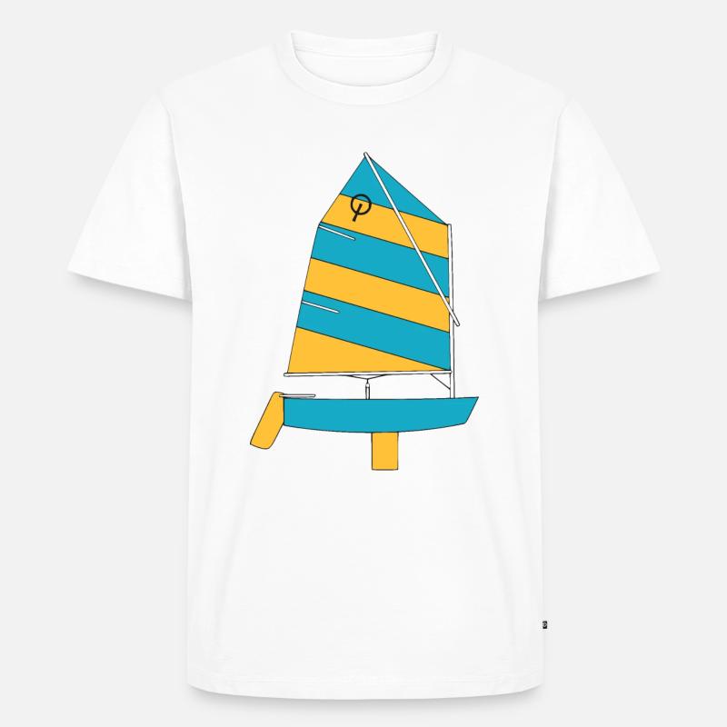 Optimist - Männer Premium Bio T-Shirt - Weiß