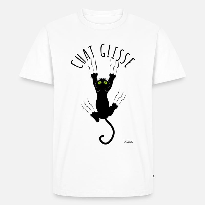 Chat-Slips - Männer Premium Bio T-Shirt - Weiß