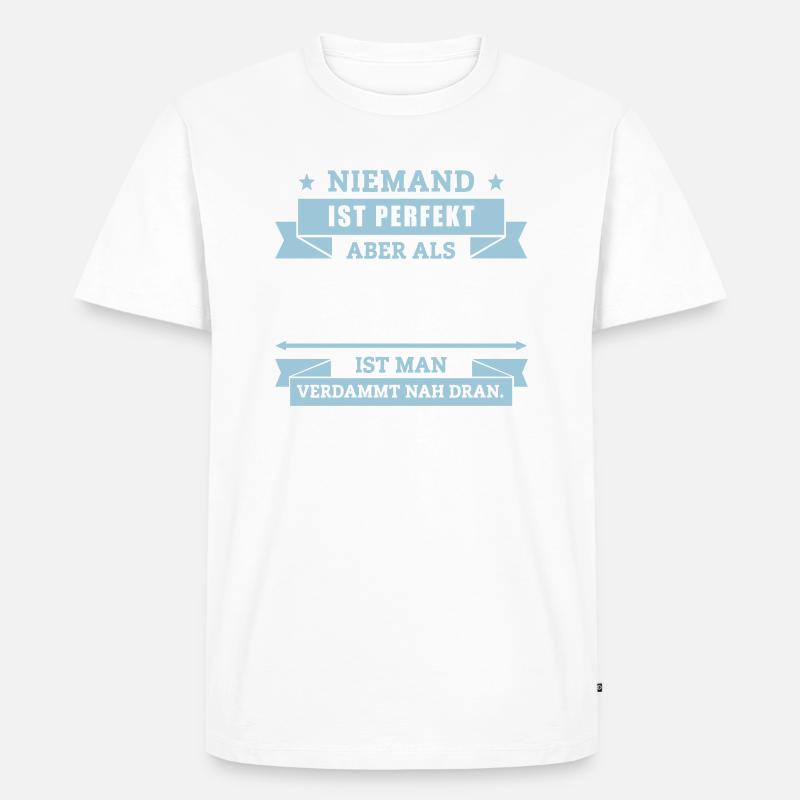 Funshirt Oberarzt - Männer Premium Bio T-Shirt - Weiß
