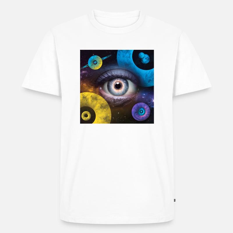 celestial 9 - Männer Premium Bio T-Shirt - Weiß