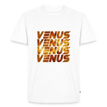 Venus Design - Men's Premium Organic T-Shirt - white - Front - Nico (187cm)