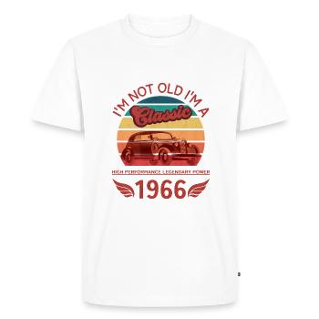 Je ne suis pas vieux - T-shirt Premium bio Homme - blanc - Devant - Nico (187cm)