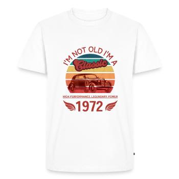 Je ne suis pas vieux - T-shirt Premium bio Homme - blanc - Devant - Nico (187cm)