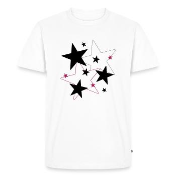 Étoile et étoile - T-shirt Premium bio Homme - blanc - Devant - Nico (187cm)