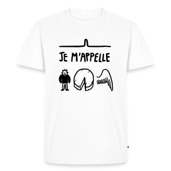 GABRIEL(LE) - T-shirt Premium bio Homme - blanc - Devant - Nico (187cm)