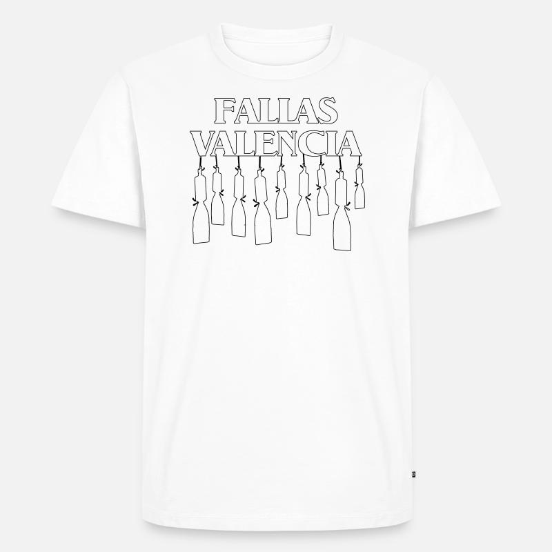 Fallas Valence - T-shirt Premium bio Homme - blanc