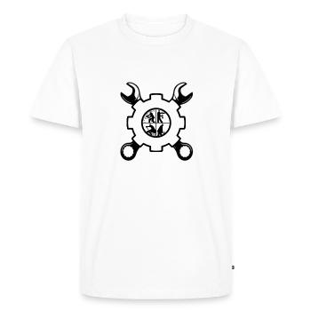 Fire brigade equipment warden, equipment warden, fire brigade - Men's Premium Organic T-Shirt - white - Front - Nico (187cm)