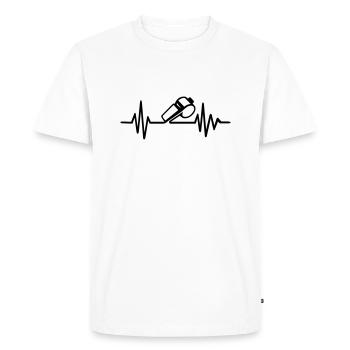 Arbitre - T-shirt Premium bio Homme - blanc - Devant - Nico (187cm)